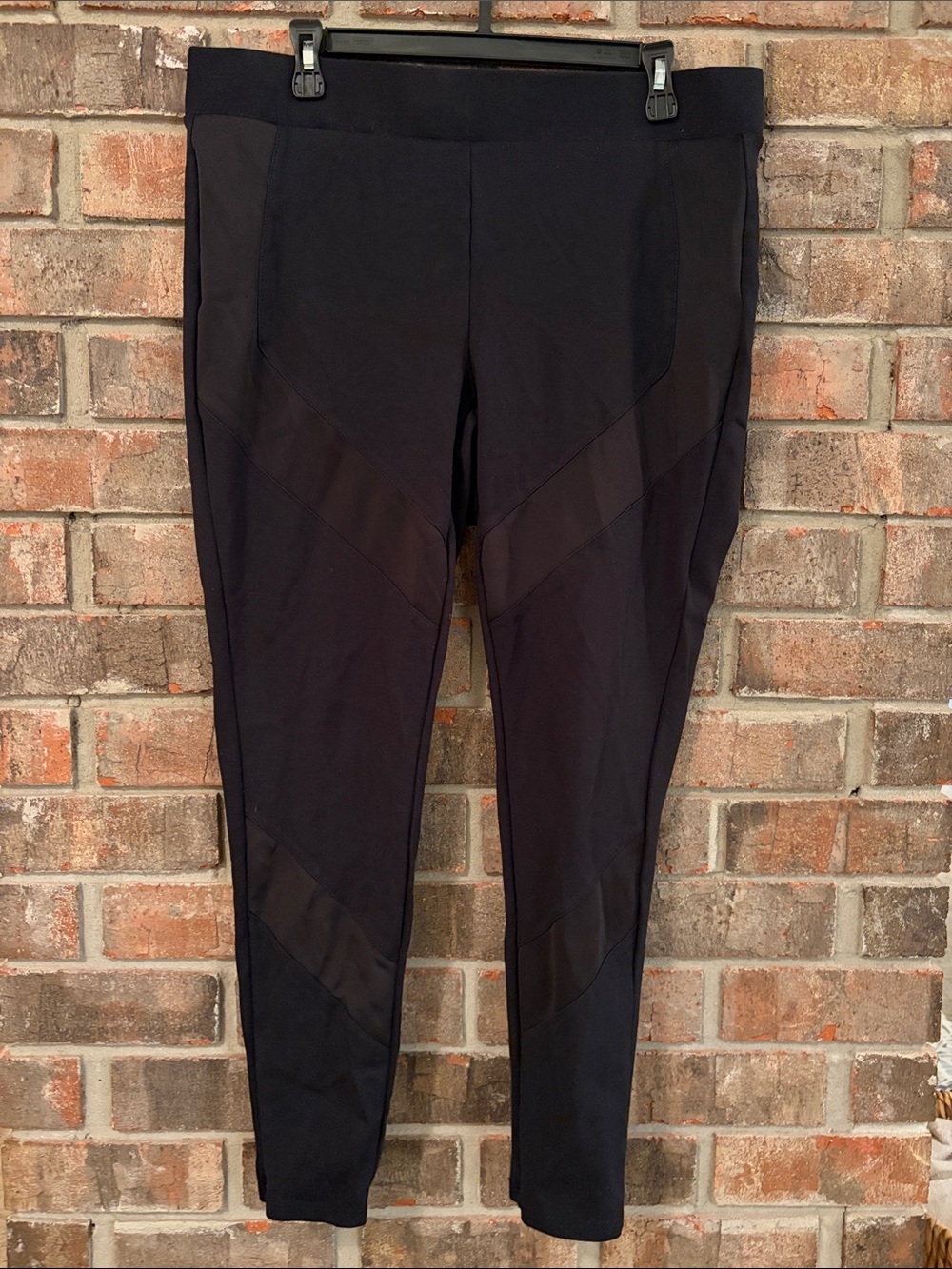 Lane Bryant Black Ponte Knit Leggings